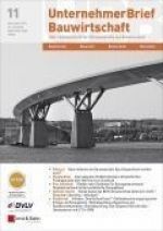 UBB Unternehmerbrief Bauwirtschaft Ausgabe 11/2014