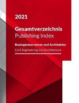 The Ernst & Sohn Publishing Index 2021 