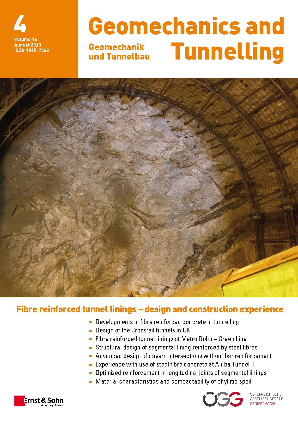 Journal Geomechanics and Tunnelling 4/21 published